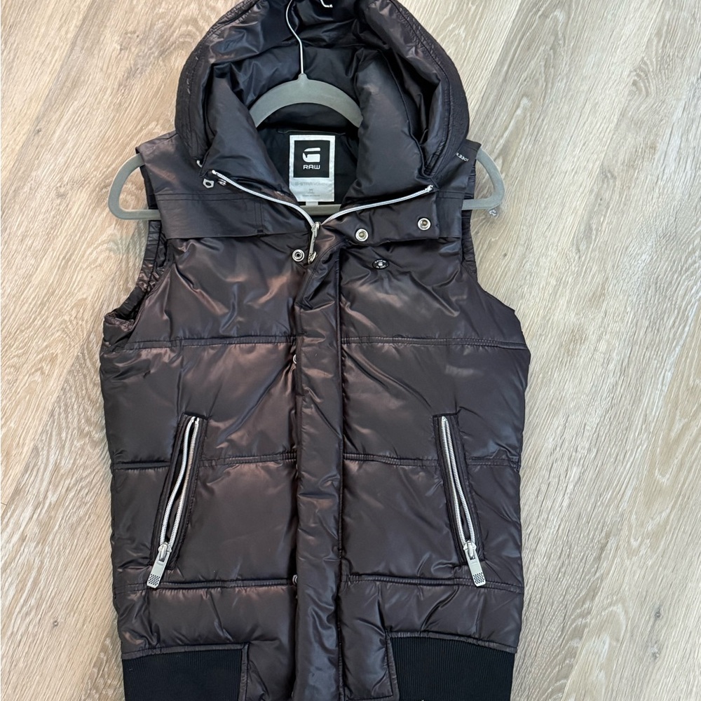 G-Star Black Puffer Vest